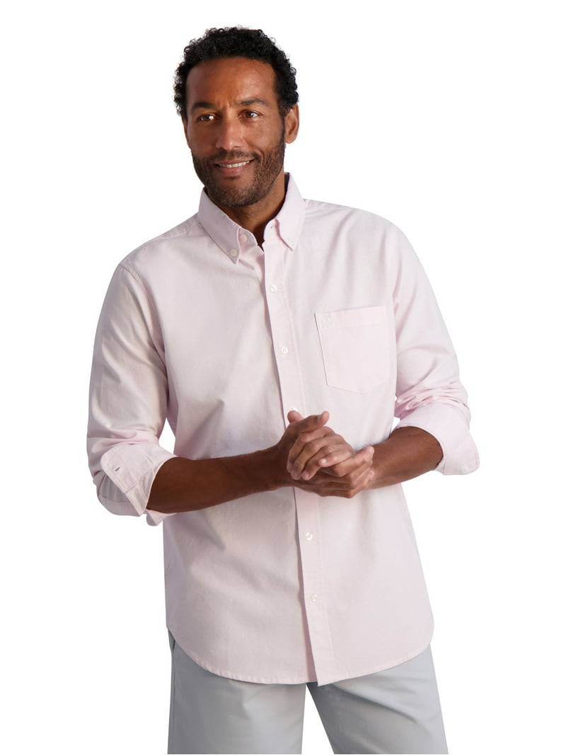 Chaps Men's Long Sleeve Oxford Button-Up Shirt, Sizes XS - 4XB