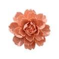 thumbnail image 1 of Matsuzay Flores de cerámica para colgar en la pared, manualidades pastorales para el hogar, adhesivo para el salón, TV, Hotel, tienda de Decoración del hogar Naranja Largo, 1 of 6