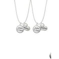 thumbnail image 2 of Delight Jewelry Domed Real Heroes Teach Mother & Daughter Heart Necklaces (Set of 2), 19"+2", 2 of 4