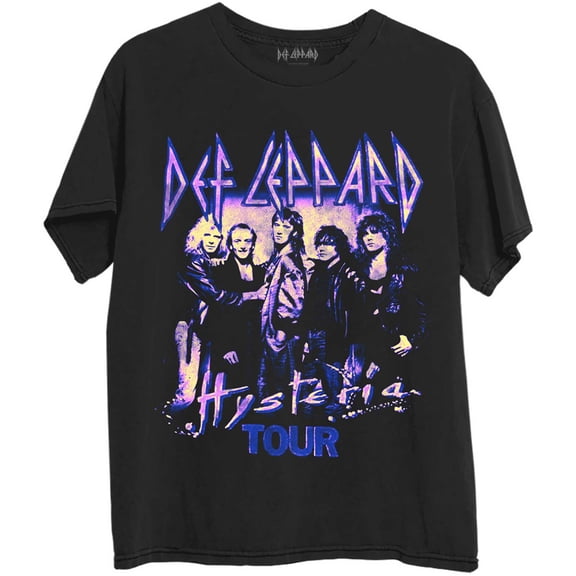 Def Leppard Unisex T-Shirt Hysteria Tour (Small)