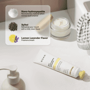 Boka Fluoride Free Toothpaste, Nano-Hydroxyapatite Toothpaste, Appropriate for Sensitive Teeth - Lemon Lavender Flavor, 3.4 fl oz