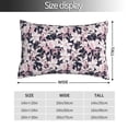 thumbnail image 2 of Fotbe Lilies Flowers Funda de Almohada Decorativa Estilo Occidental, Lujo en Algodón, Fundas para Almohadas King, Cojín Estampado para Decoración del Hogar-20"x30", 2 of 6