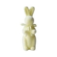 thumbnail image 2 of Easter Decoration Flocked Bunny Ornaments Spring Table Centerpieces Indoor Suitable For Home And Party, 2 of 5