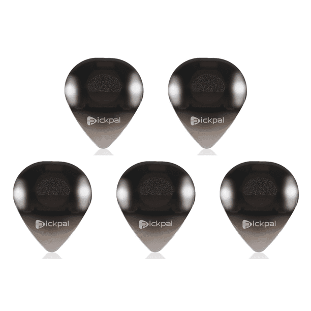 Instrumento musical de guitarra portátil Púa luminosa para guitarra acústica (blanco)