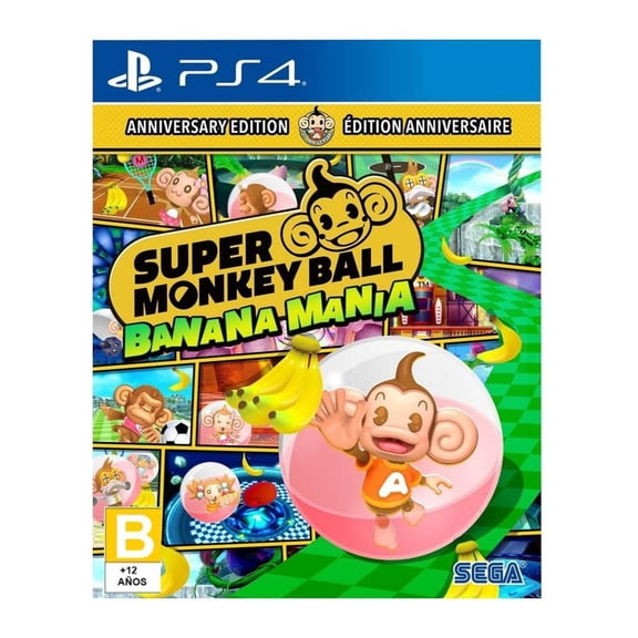 Super Monkey Ball Banana Mania PlayStation 4 SEGA Físico