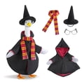 thumbnail image 2 of Gryffindor Themed 23 inch Porch Goose Outfit Set, Exclusive Festival Decorative Costume, Creative Outdoor Courtyard Ornament, Clothing Only without Goose Decoration for Lawn Display, 2 of 7