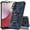 Blue, variant on SPY CASE for Samsung Galaxy A14 5G Case w/2x Front and 1 Rear Camera Tempered Glass Screen Protector with Kickstand Phone Case Cover (Compatible w/Magnetic Car Mount) Blue