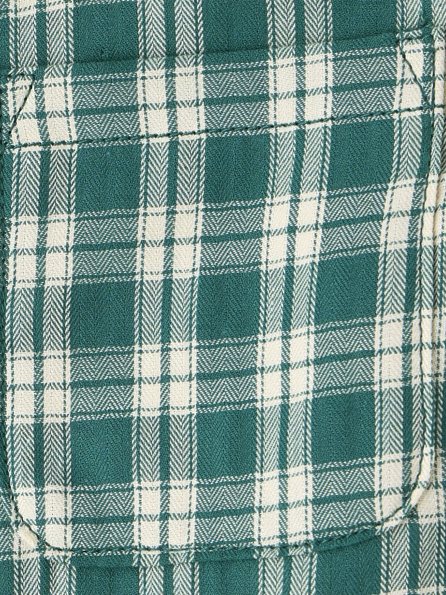 The Children's Place Boys Long Sleeve Plaid Textured Poplin Button Up Shirt, Sizes XS-XXL