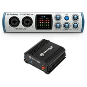 PRESONUS Studio 24 2x2 USB 2.0 Audio Recording Interface + Phantom Power Supply