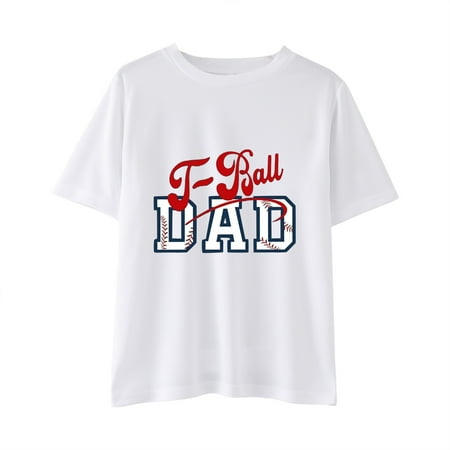 

B91xZ The Children Unisex Baby Toddler Boys Girls Short Sleeve Letters Prints Graphic T Shirt Top Size 10-12 Years