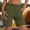 C_ Army Green, variant on PWPSG High Waist Flag Patch Denim Shorts, Vintage Distressed Cuffed Streetwear Straight Leg Shorts Blue XXL