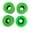 Green, variant on Xirurus 60x45mm Skateboard Wheels 78A Longboard Cruiser Wheels Heavy Duty Polyurethane Wheels for Smooth Skateboarding Replacement Parts Black Premium Set 4 Pack