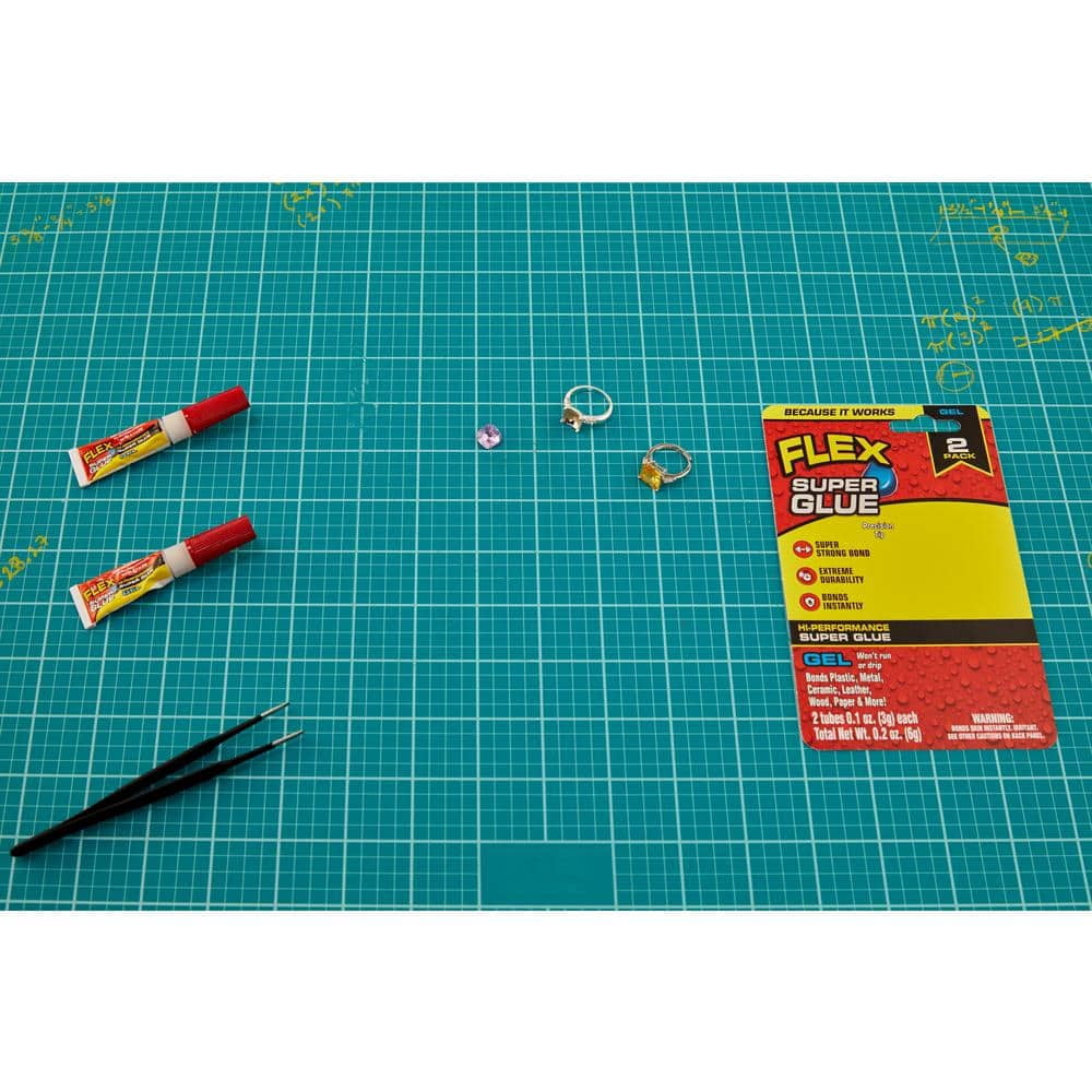 Flex Super Glue Gel 3g 2-Piece (8-Pack)