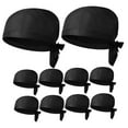 thumbnail image 5 of NICEXMAS Nicexmas Black Cotton Chef Hats for Kitchen and Dining Room Use 10Pcs, 5 of 8