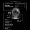 thumbnail image 3 of R1 Concepts Front Brakes and Rotors Kit |Front Brake Pads| Brake Rotors and Pads| Ceramic Brake Pads and Rotors WGWN1-47036, 3 of 5
