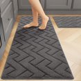 thumbnail image 1 of Kitchen Rugs and Mats Sets Pieces Super Absorbent Polypropylene Rug Soft Comfort Floor Mat Machine Washable for Kitchen Hallway Office Sink Laundry( x .+ x ), 1 of 6