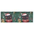 thumbnail image 6 of Yayeee Kitchen Valance Rod Pocket 54" x 18" Living Room Window Curtain, Christmas Cat, 6 of 6