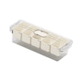 thumbnail image 4 of Bandeja de servicio dividida con tapa y manija de contenedor de almacenamiento de frutas transparentes 5 compartimentos de bocadillos para vegetales Solo caja, 4 of 9