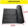 thumbnail image 5 of Driveway Fabric,6.5x330 ft Road Fabric Commercial Weed Barrier Fabric, Landscape Fabric Heavy Duty 3.5OZ French Drain Fabric for Erosion Control,Landscape Fabric,Weed Barrier,Construction Projects, 5 of 8
