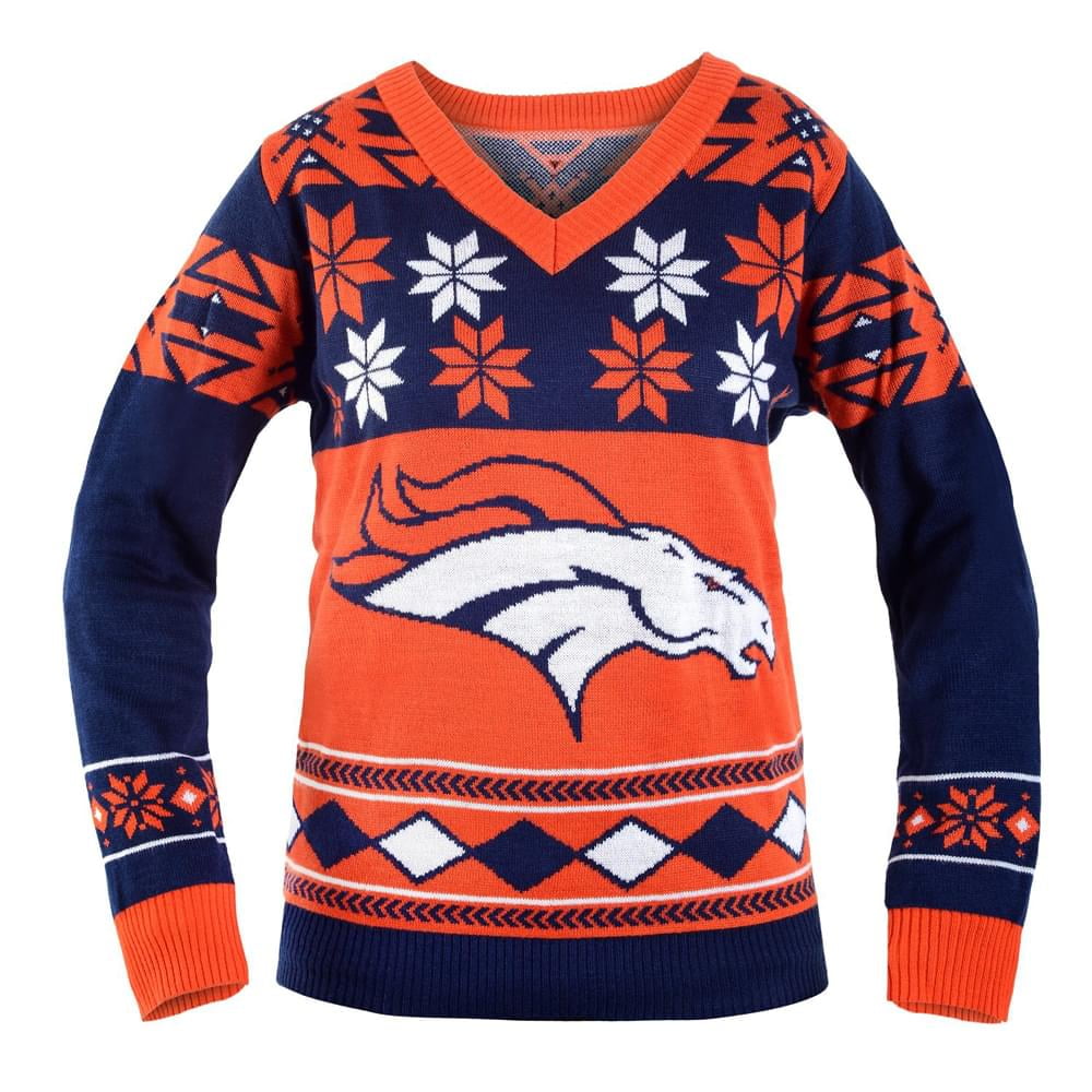 broncos light up sweater