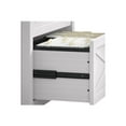 thumbnail image 4 of Bush Furniture Key West - Table with 2-drawer lateral filing cabinet, 5-shelf bookcase - rectangular - pure white oak, 4 of 8