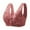 B, variant on Plus Size Front Closure Bras for Women Wireless Seamless Bra Supportive Fit Comfortable Nursing Bra Wide Strap Full Coverage Underwear