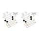 thumbnail image 4 of Jumpingount Broches Bowknot Perla Estilo Vintage Nudo Oro Plata 2Conjunto, 4 of 6