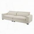 thumbnail image 3 of Modern Beige Fabric Mid-Century Sofa 104.72''x40.94''x30.71'', 3 of 10