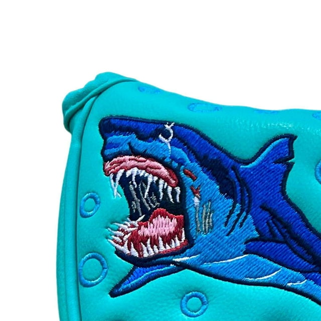 ziyahi Golf Mallet Putter Head Cover Closure Embroidered for Golf Club
