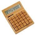 thumbnail image 4 of Calculadora solar CUTICAT de escritorio 12 dígitos de bambú para estudiantes Oficina hogar, 4 of 8