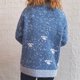 thumbnail image 5 of ICHUANYI Clearance Christmas Fawn Snowflake Ladies Casual Print Long Sleeve Round Neck Pullover Sweater Top(Blue, S) ICHUANYI WER2023081504721, 5 of 5