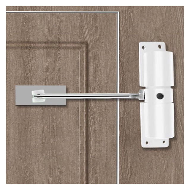 Safety Spring Door Closer Automatic Gate Lock Aluminum Alloy Closer Hins Soft Closing Hin For Garden Screen Doors Fences ,Long Lasting