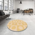 thumbnail image 4 of Ahgly Company Tapis d'Intérieur Lavables en Machine, Rectangle, Zone Orange, 7' x 9', 4 of 7