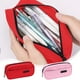 thumbnail image 1 of Fiudx Estuche para Estudiantes, Gran Capacidad, Diseño Multicapa, Portátil y Ligero, Tela Oxford Resistente, para Uso Escolar o de Oficina, Colores Rojo y Rosa, Tamaño 22 X 10 X 5,5 Cm., 1 of 7
