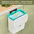 thumbnail image 6 of Taicans 2.3 Gallon Kitchen Compost Bin for Counter Top or Under Sink,Mountable Indoor Compost Bucket,Hanging Small Trash Can with Lid for Cupboard,Bathroom,Bedroom,office,Camping Gray, 6 of 8