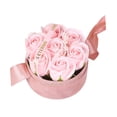 thumbnail image 3 of Caja de regalo con flores de rosas de jabón, caja de jabón con flores, decoración de escritorio, caja de flores artificiales para regalos para ella, mujer, mamá, esposa, novia, 3 of 8