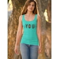 thumbnail image 2 of Just You Colorful  Racerback Tank Women -Image by Shutterstock, Female x-Large, 2 of 4
