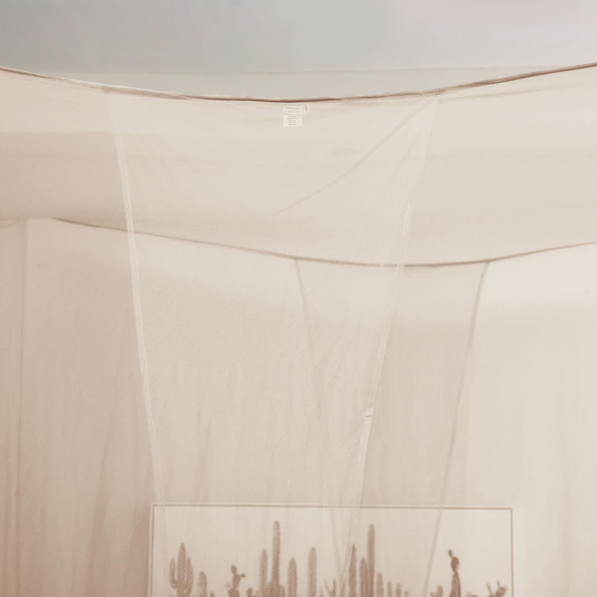 CAILDANL Bed Canopy,Canopy Bed Curtains Bed Drapes for Full Queen King Size Bed,Mosquito Net Bed Curtains for Patio Indoor Outdoor Net,Black Bed Canopy Curtains for Gothic