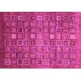 thumbnail image 1 of Ahgly Company Indoor Rectangle Abstract Pink Modern Area Rugs, 2' x 5', 1 of 4