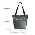 thumbnail image 3 of Fotbe River Freshwater Fish Pattern Beach Tote,Shoulder Handbag,Spacious Tote Bag,Lightweight Travel Bag,Versatile Shopping Bag, 3 of 6