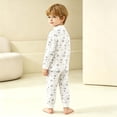 thumbnail image 7 of Asxite Toddler Fall Outfits Print Crewneck Top And Jogger Pants Casual Loose Breathable 2 Piece Set 2T, 7 of 7