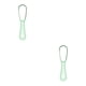 thumbnail image 1 of Guardurnaity Limpiadores de lengua Raspador Herramienta de cuidado Cepillo de higiene Cepillo de de lado simple para niños Viaje Fresh Breath Maker Verde claro 2Conjunto, 1 of 6