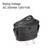 thumbnail image 3 of Interruptor de palanca de barco Uxcell AC250V/6A 125V/10A para barco, coche, marina, plástico negro 2 piezas, 3 of 4