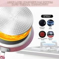 thumbnail image 5 of Nonstick Frying Pan Set，3 Piece Pots and Pans Set Nonstick，Pink Kitchen Cookware Sets with Non Stick Pan Coating,10 Inch,8 Inch and 6 Inch Non Stick Cooking Set Suitable for All Stoves (Pink), 5 of 9