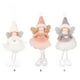 thumbnail image 3 of Bewildely Muñeco de Ángel de Navidad, accesorios de decoración navideña, diseño de escena DIY, colgante de Navidad de Año Nuevo, regalo, adorno para Kits de decoración para fiestas Gris Bewildely HA070276-03, 3 of 6