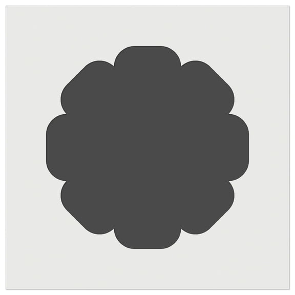 Flower Solid DIY Cookie Wall Craft Stencil - 11.5 Inch