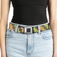 thumbnail image 5 of Buckle-Down Belt, Seatbelt Buckle Belt, Honeycomb Greens Orange, Youth 22 to 32 Inches, 5 of 9