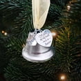 thumbnail image 3 of Xihbxyly Colgante de Ala de Ángel, Decoración Conmemorativa, Diseño Grabado "Mi Corazón Está En El Cielo", Regalo para Árbol de Navidad o Festividades, Recuerdo Conmemorativo, Elegante Estilo Antiguo, 3 of 3