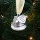 thumbnail image 3 of Xihbxyly Colgante de Ala de Ángel, Decoración Conmemorativa, Diseño Grabado "Mi Corazón Está En El Cielo", Regalo para Árbol de Navidad o Festividades, Recuerdo Conmemorativo, Elegante Estilo Antiguo, 3 of 3