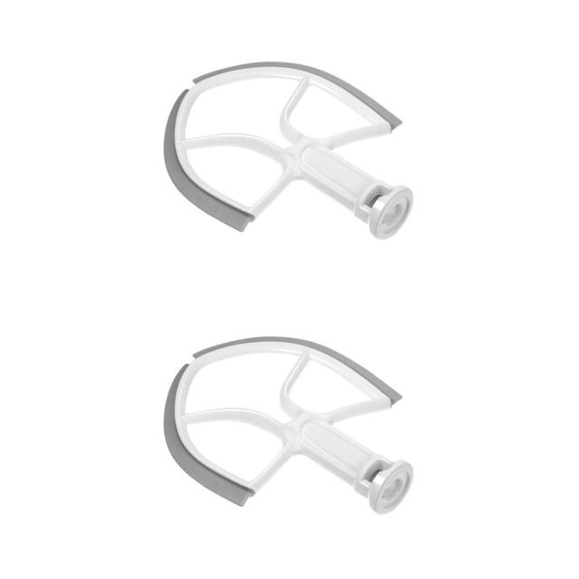 Naiovety Edge Beater Paddle With Flexible Silicone Edge Machine Stand Accessories Baking Mixers Tool Flexible Replacement mostrar como imagen mostrar como imagen 2Conjunto